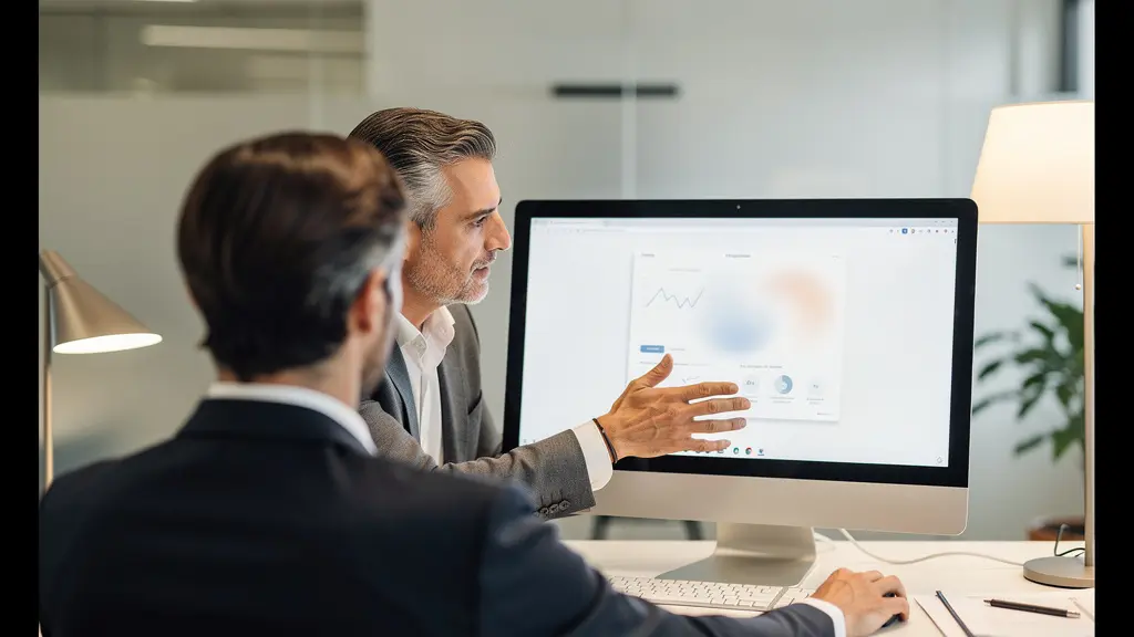 Conseiller financier expliquant un regroupement de crédits à un client